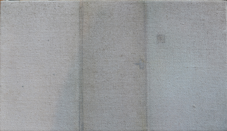 Door Of Perception: 2015, oil on flax linen, 20.5cm x 35.5cm